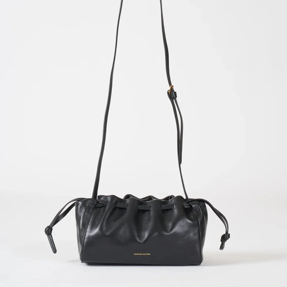 Mansur Gavriel Mini Bloom Crossbody Bag Black - Picture 5 of 15